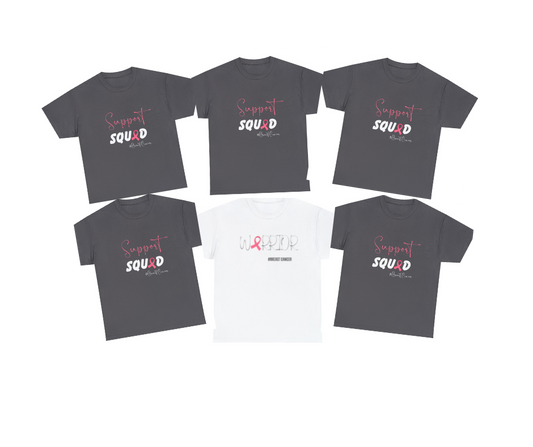 Support Squad (Breast Cancer FAMILY AND FRIEND Support T-shirt)